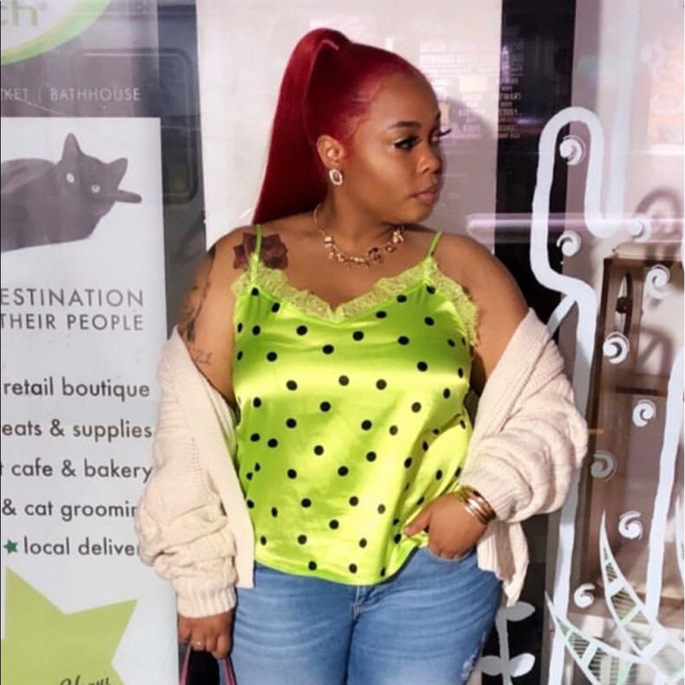 💚 Polka dot top